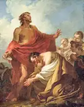 Pierre, Jean Baptiste Marie: St. John the Baptist Baptising the Jews in the Desert