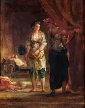 Delacroix, Eugene: Interior of a Harem in Oran