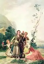 Goya, Francisco: Spring or the Flower Seller