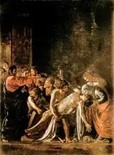 Caravaggio, M.: Uzdravení Lazara