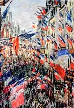 Claude Monet: Rue Saint-Denis, Celebration of June 30 | Lidé