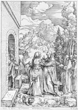 Dürer, Albrecht: Visitation, from the Life of the Virgin series