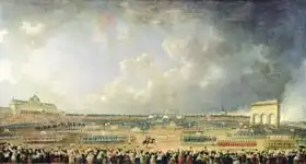 Demachy, Pierre Antoine: Festival of the Federation at the Champ de Mars