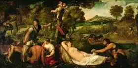 Tizian: Pardo Venus or Jupiter and Antiope