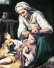 Murrilo, Bartolome: La Toilette Domestique