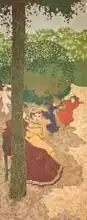 Vuillard, Edouard: Public Gardens: Young Girls Playing