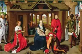 Memling, Hans: Adoration of the Magi, central panel of the Triptych of the Adoration of the Magi
