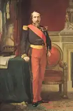 Flandrin, Hippolyte: Portrait of Napoleon III (1808-73)