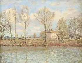 Sisley, Alfred: LIle de la Grande Jatte, Neuilly-sur-Seine