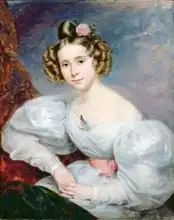 Schwiter, Ludwig August or Louis August: Portrait of a young woman