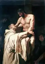 Ribalta, Francisco: Christ Embracing St. Bernard