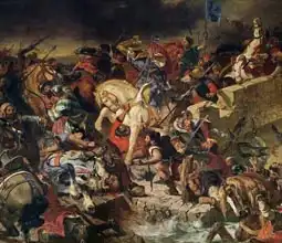 Delacroix, Eugene: Battle of Taillebourg