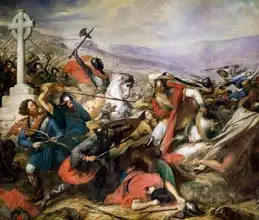 Steuben, Charles Auguste: Battle of Poitiers, 25th October 732, won by Charles Martel