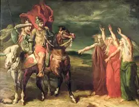Chassériau, Théodore: Macbeth and the Three Witches