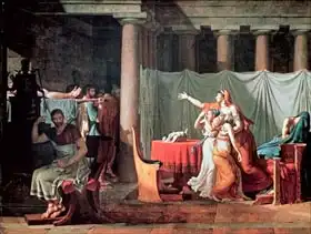 David, Jacques-Louis: Lictors Bearing to Brutus the Bodies of his Sons