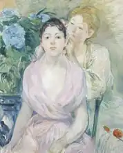 Morisot, Berthe: Hortensia, or The Two Sisters