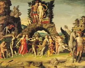 Mantegna, Andrea: Parnassus: Mars and Venus