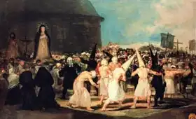 Goya, Francisco: Procession of Flagellants