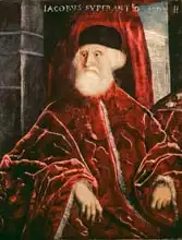 Tintoretto, Jacopo Robusti: Portrait of the procurator Jacopo Soranzo (1466-1551)