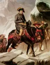 Delaroche, Paul: Napoleon Bonaparte (1769-1821) Crossing the Alps