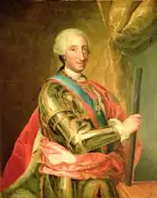 Mengs, Anton Raphael: Charles III (1716-88) in Armour