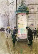 Béraud, Jean: Colonne Morris