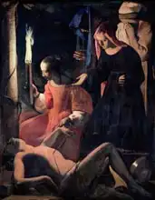 Tour, Georges de la: St. Sebastian Tended by St. Irene