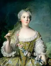 Nattier, Jean-Marc: Portrait of Madame Sophie (1734-82) daughter of Louis XV at Fontevrault