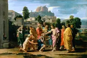 Poussin, Nicolas: Blind of Jericho, or Christ Healing the Blind