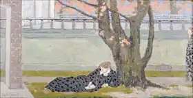 Roussel, Ker Xavier: Terrace at the Tuileries