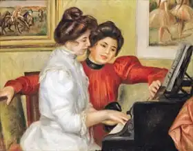 Renoir, Auguste: Yvonne and Christine Lerolle at the piano