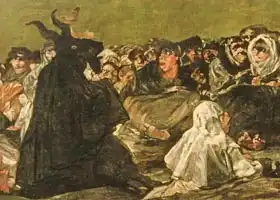 Goya, Francisco: Witches Sabbath or The Great He-goat