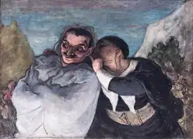 Daumier, Honore: Crispin and Scapin, or Scapin and Sylvester