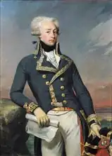 Court, Joseph Desire: Portrait of Gilbert Motier (1757-1834) the Marquis de La Fayette as a Lieutenant General