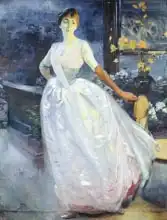 Besnard, Paul-Albert: Portrait of the Artist Wife, Madame Roger Jourdain
