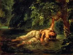 Delacroix, Eugene: Death of Ophelia