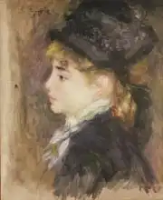 Renoir, Auguste: Portrait of a woman, possibly Margot