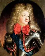 Francouzská škola (18. století): Portrait of Louis (1661-1711) the Grand Dauphin, son of Louis XIV
