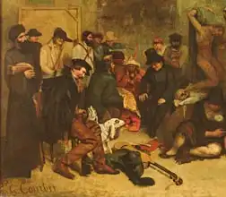 Courbet, Gustave: Studio of the Painter, a Real Allegory
