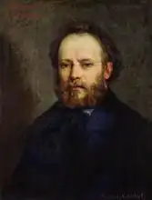 Courbet, Gustave: Portrait of Pierre Joseph Proudhon (1809-65)
