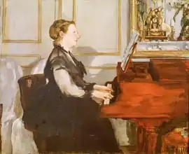 Manet, Edouard: Madame Manet at the Piano