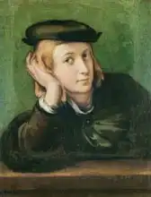 Parmigianino: Portrait of a Young Man (formerly thought to be a self-portrait of Raphael)