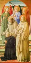 Angelico, Fra: Triptych depicting the Coronation of the Virgin