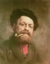 Courbet, Gustave: Man with a Pipe