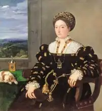 Tizian: Portrait of Eleonora Gonzaga della Rovere