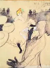 Toulouse-Lautrec, H.: Moulin-Rouge, The Goulue and Valentin, the Boneless One