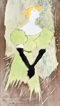 Toulouse-Lautrec, H.: Yvette Guilbert, Music-Hall Singer