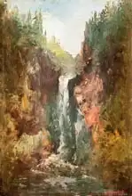 Courbet, Gustave: Waterfall (also known as the La Chute de Conches)