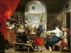 Velazquez, Diego: Spinners, or The Fable of Arachne