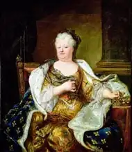 Rigaud, Hyacinthe: Portrait of Elizabeth Charlotte of Bavaria, Duchess of Orleans